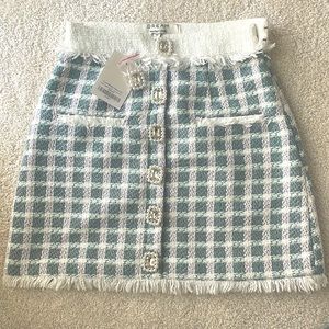 DREAM sister Jane court mini skirt in color turquoise